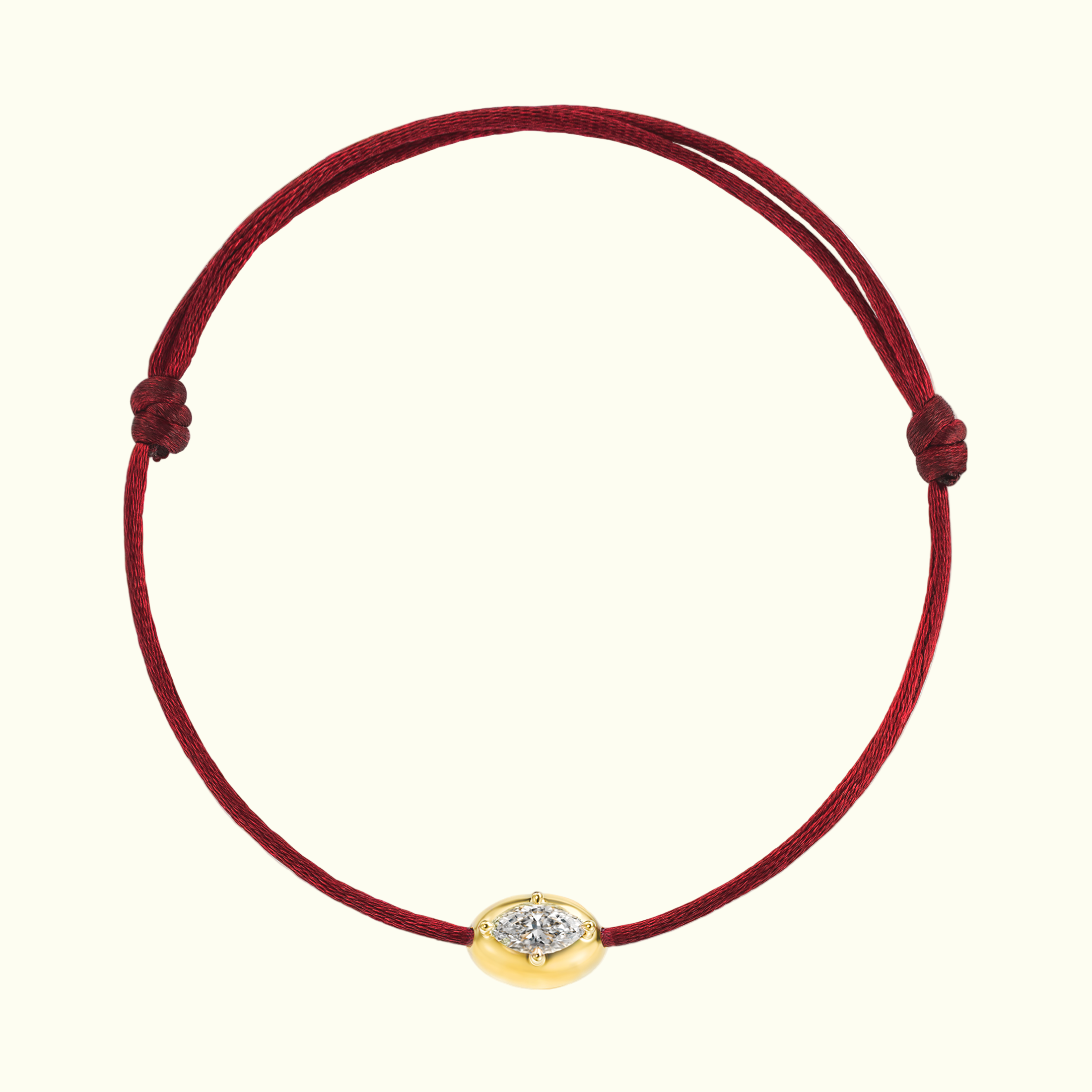 0.24ct Marquise Diamond Fig Bracelet