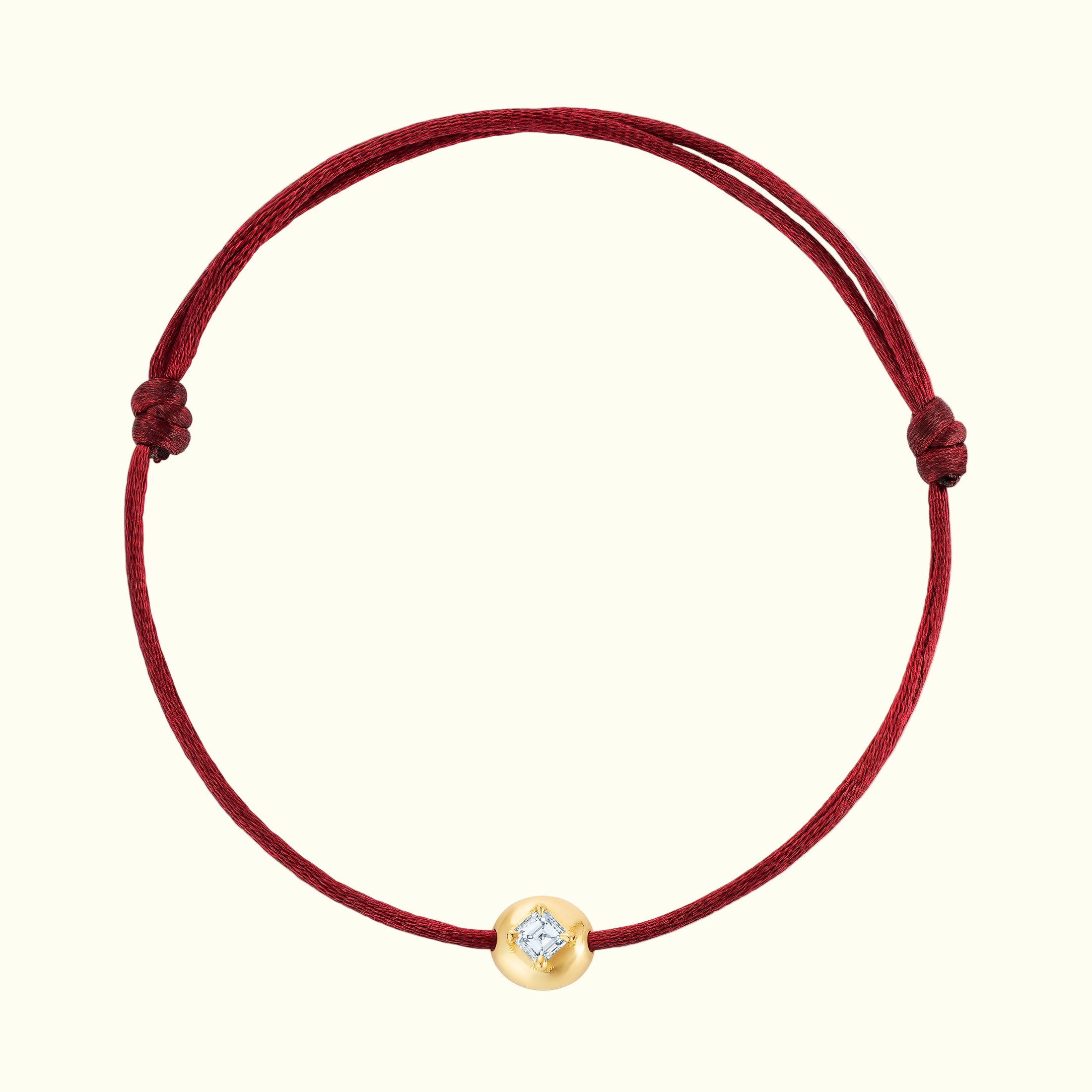 0.16ct Asscher Diamond Fig Bracelet