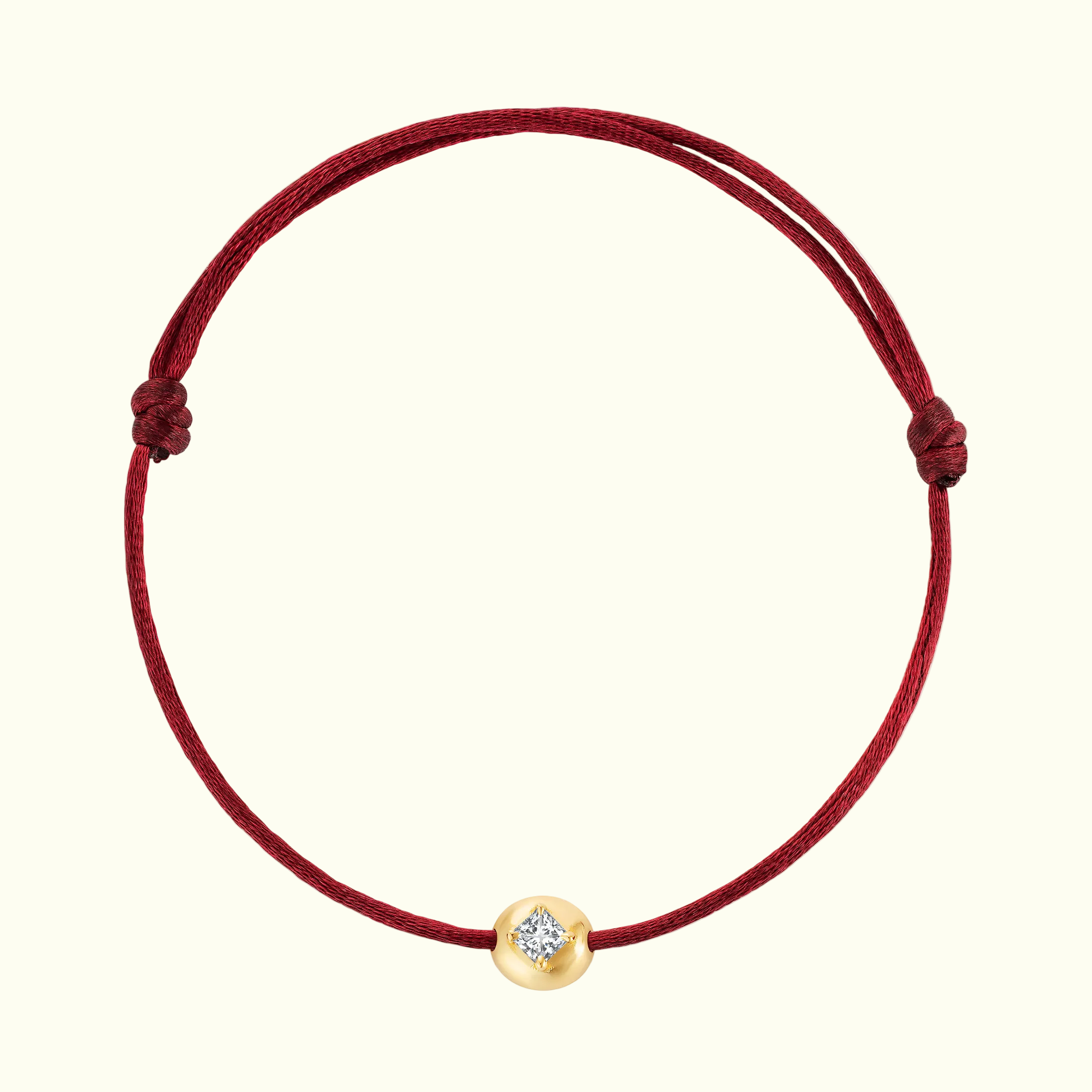 0.25ct Square Radiant Diamond Fig Bracelet