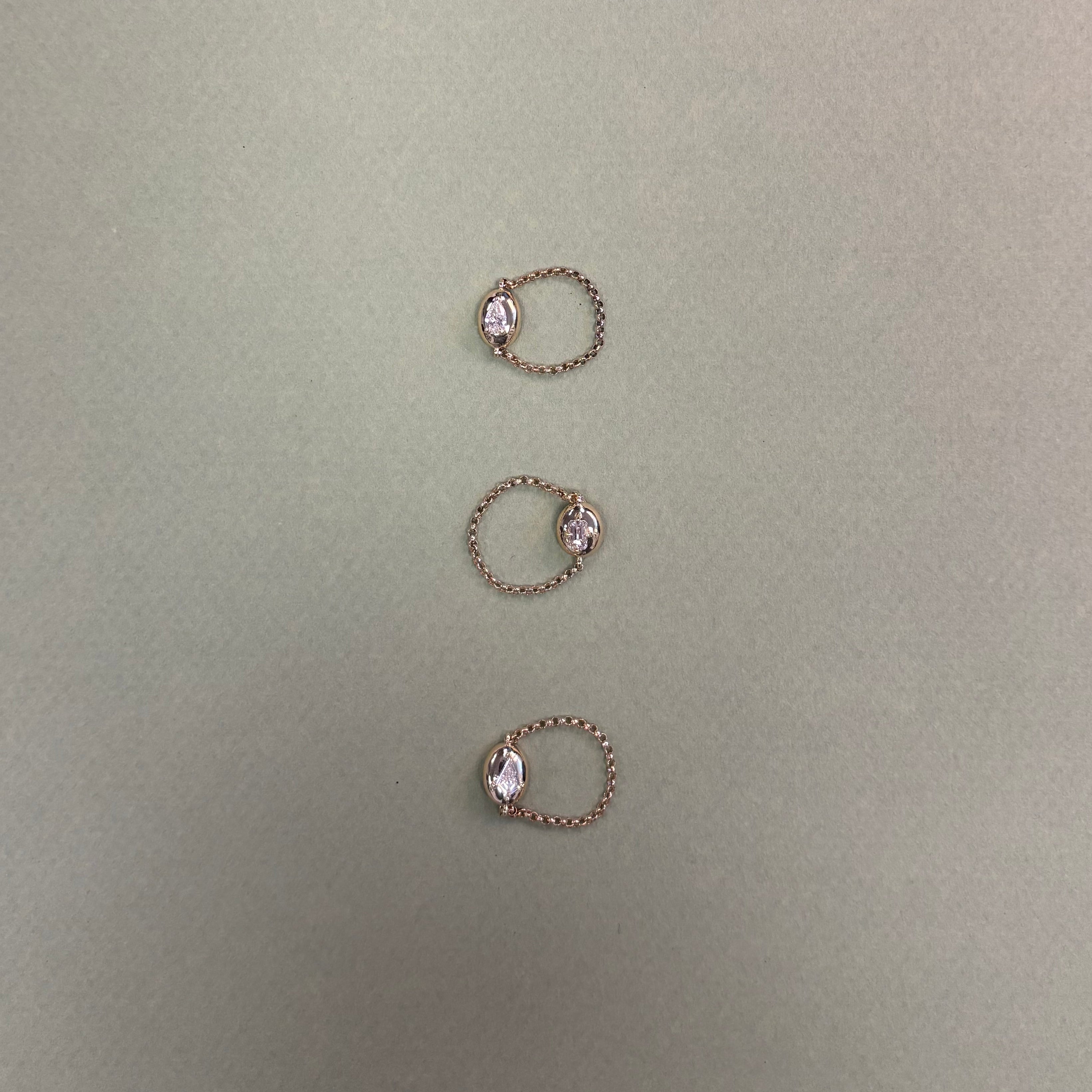 0.24ct Emerald Cut Diamond Grove Ring