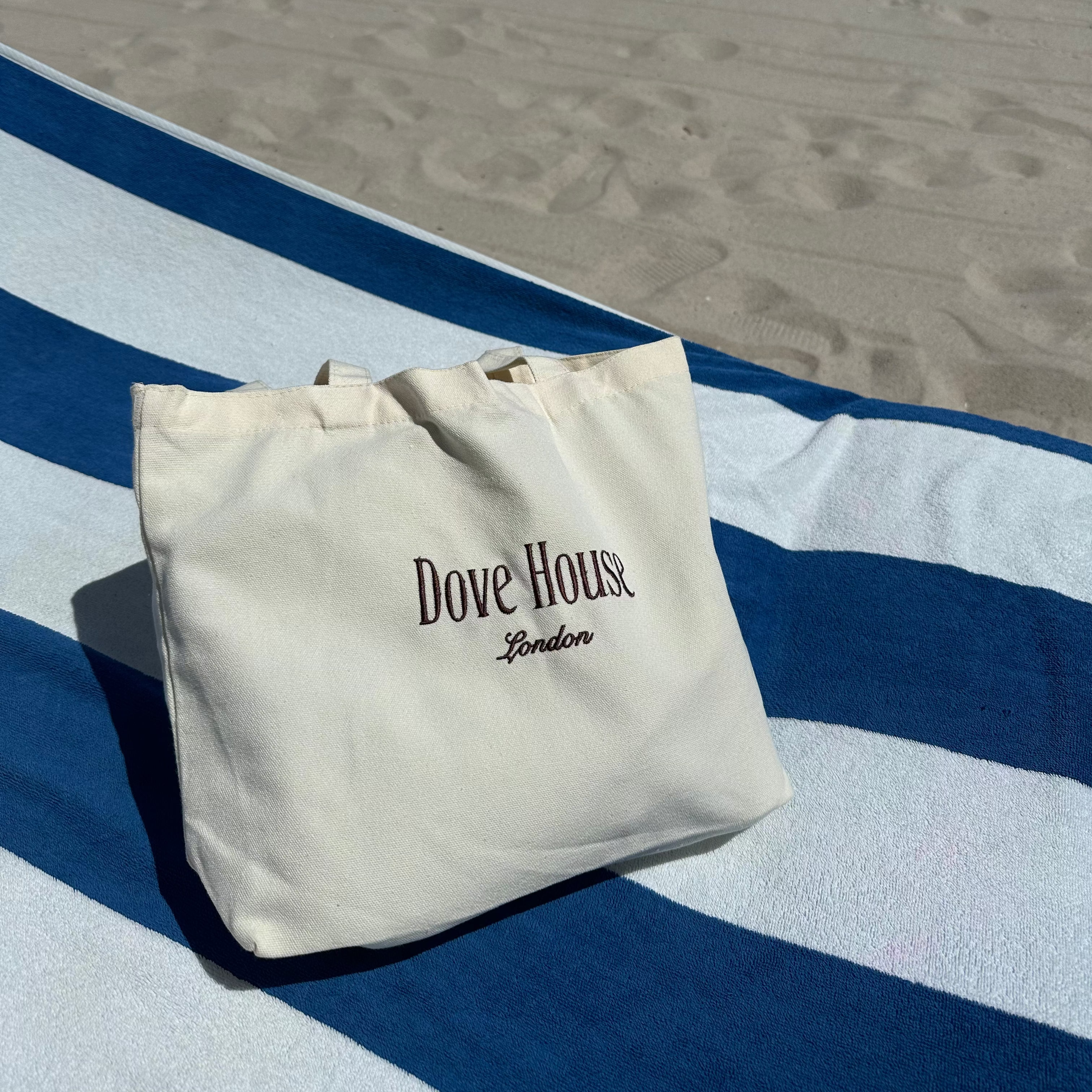 Embroidered Signature Tote Bag