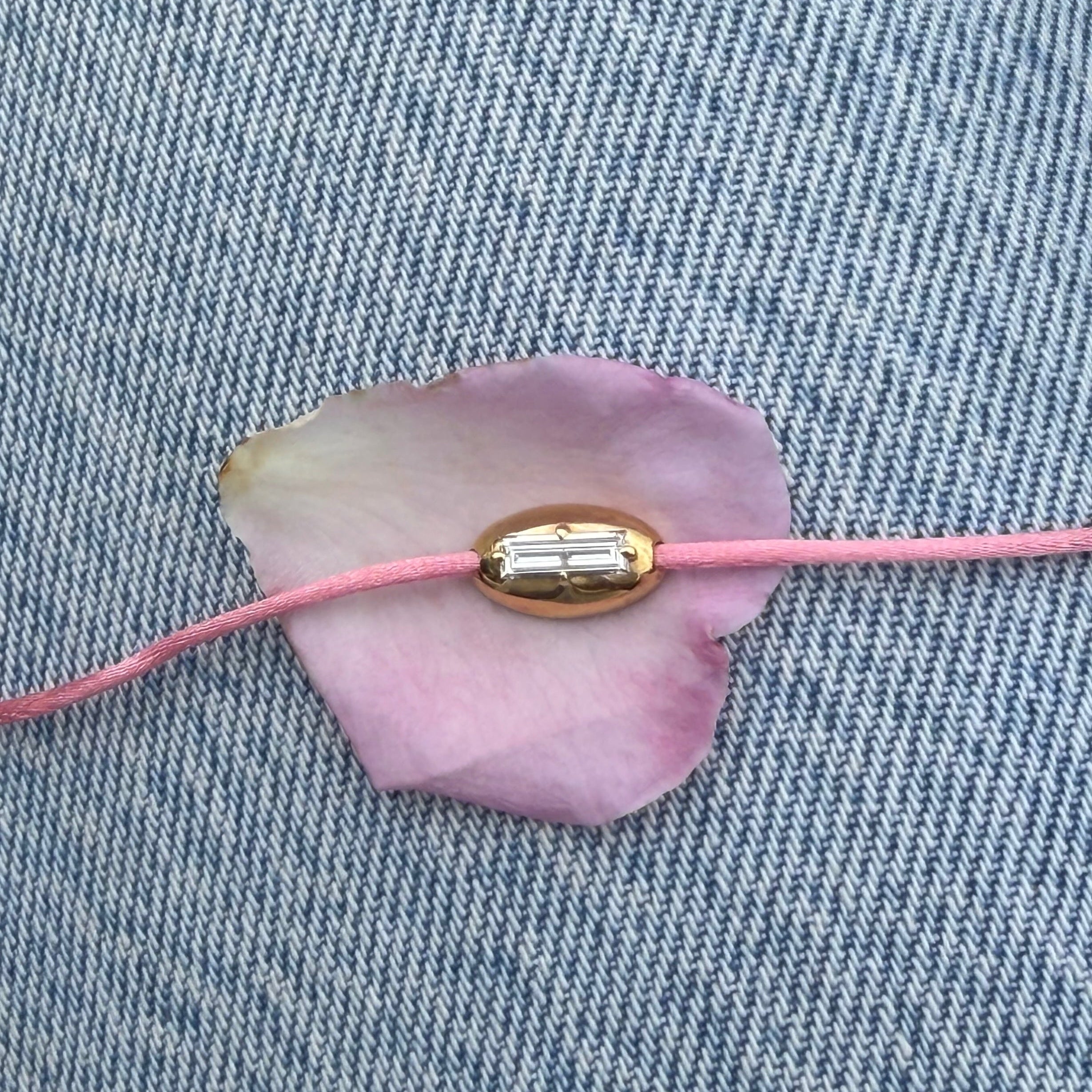 0.26ct Baguette Diamond Fig Bracelet