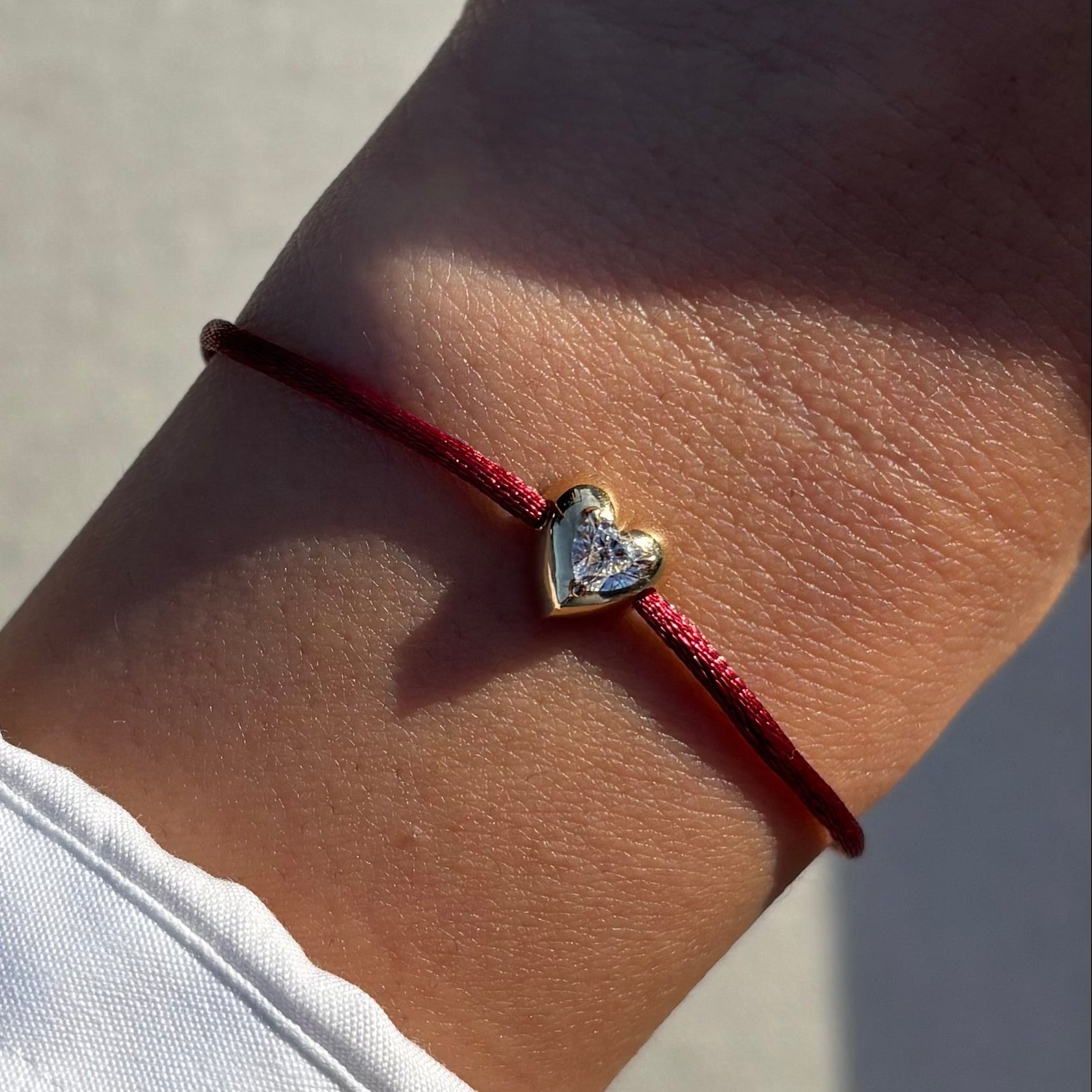 0.22ct Heart Diamond Fig Bracelet